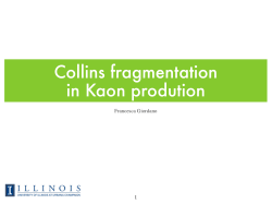 Collins fragmentation in Kaon prodution