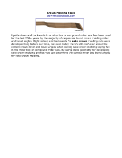 Miter Angles using Geomertry