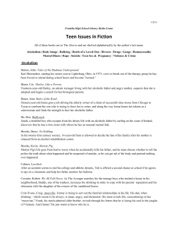 Teen Issues in Fiction