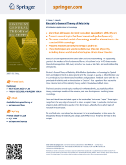 Einstein`s General Theory of Relativity