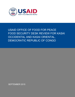 USAID Office of Food for Peace Food Security