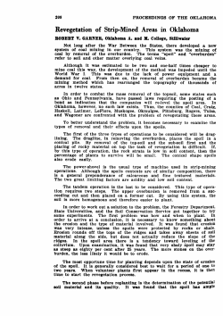 Revegetation of Strip-Mined Areas in Oklahoma