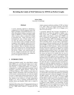 Revisiting the Limits of MAP Inference by MWSS on Perfect Graphs