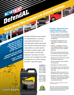 Global Heavy Duty Extended Life Coolant/Antifreeze