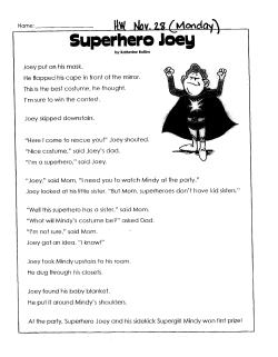 Superhero - TeacherPage.com
