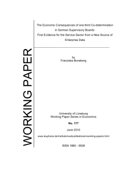 The Economic Consequences of one-third Co