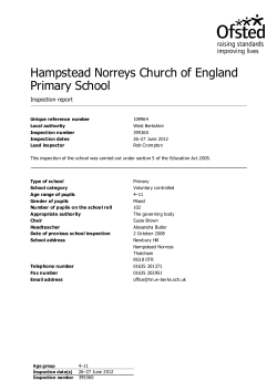 Hampstead Norreys Church of England Primary