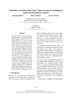 INSIGHT-1 at SemEval-2016 Task 5: Deep Learning for Multilingual