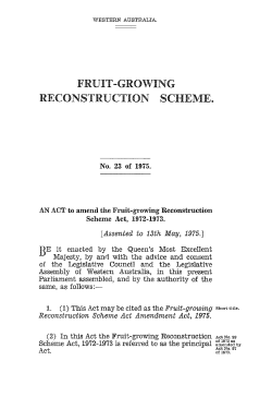 fruit-growing reconstruction scheme.