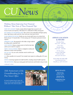 30th Anniversary of the Groundbreaking for the Pine Street Office