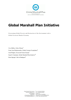 Global Marshall Plan Initiative