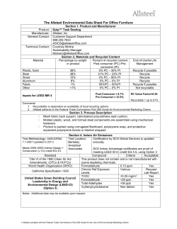 Quip Task Seating EDS (175KB PDF)