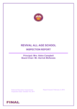 revival all age school - Jamaica Information Service