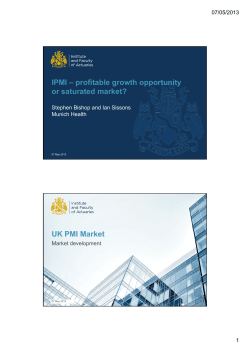 IPMI - profitable growth opportunity or saturated market