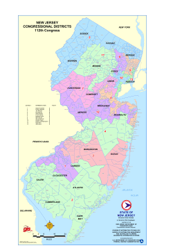 Map of NJ Congressional districts