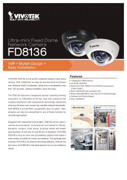 FD8136 - Kamery IP