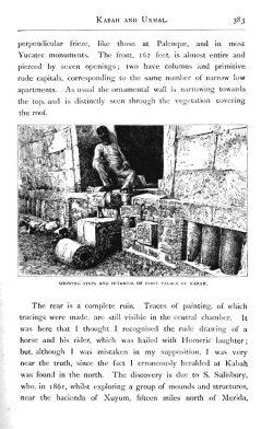perpendicular frieze, like those at Palenque, and in most Yucatec