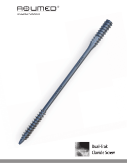 Dual-Trak Clavicle Screw