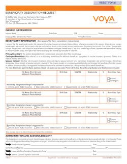 Click Here to Beneficiary Form