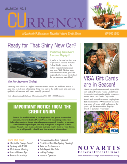 Ready for That Shiny New Car? VISA Gift Cards are in Season!