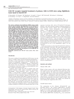 GM-CSF receptor targeted treatment of primary AML in