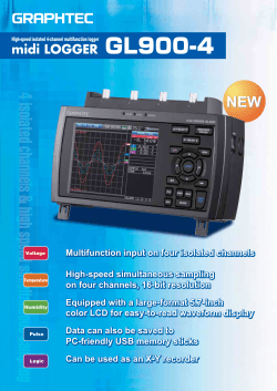Multifunction input on four isolated channels High-speed