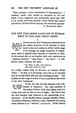 the new testament language of endear