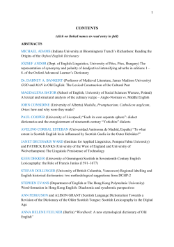 contents - University of Oxford
