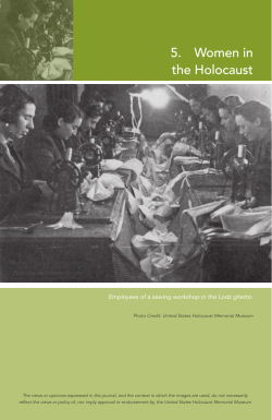 5. Women in the Holocaust