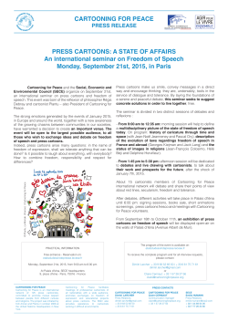 PRESS CARTOONS - Cartooning for Peace