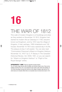 City of Kingston - Walking Tour Map