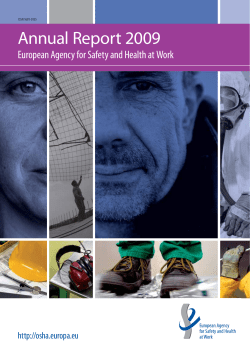 Annual Report 2009 - EU-OSHA