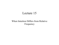 Lecture 15 - Brian Paciotti