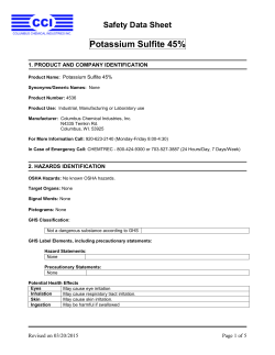 Potassium Sulfite 45%