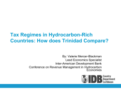 Tax Regimes in Hydrocarbon-Rich Countries
