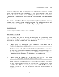 June 1, 2016 - Pinellas County