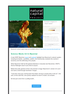 Science Meets Art In Myanmar