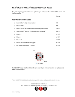 Mouse Rat VEGF Serum - Meso Scale Discovery