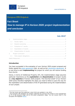 project implementation and conclusion