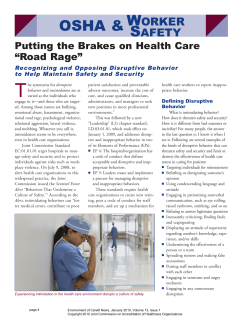 Putting the Brakes on Health Care `Road Rage`