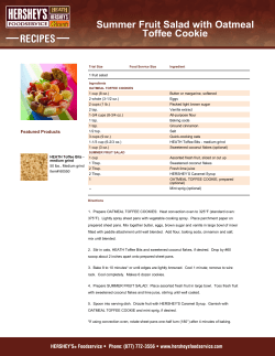 Summer Fruit Salad with Oatmeal Toffee Cookie