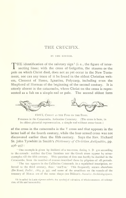 The Crucifix. Its Origin and Development. With