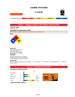 Lead(II) chromate - Santa Cruz Biotechnology