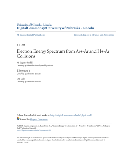 Electron Energy Spectrum from Ar+-Ar and H+