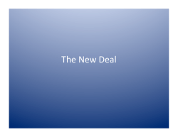 The New Deal