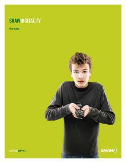 SHAWdigitAl tv