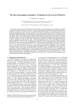The Mars thermosphere-ionosphere: Predictions for the arrival of