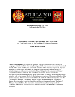Proceedings published July 2012 kellogg.nd.edu/STLILLA The
