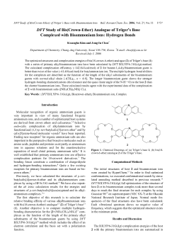 DFT Study of Bis(Crown-Ether) Analogue of Tr&ouml;ger`s Base