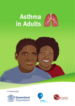 Adult Asthma Flipchart - Australian Indigenous HealthInfoNet